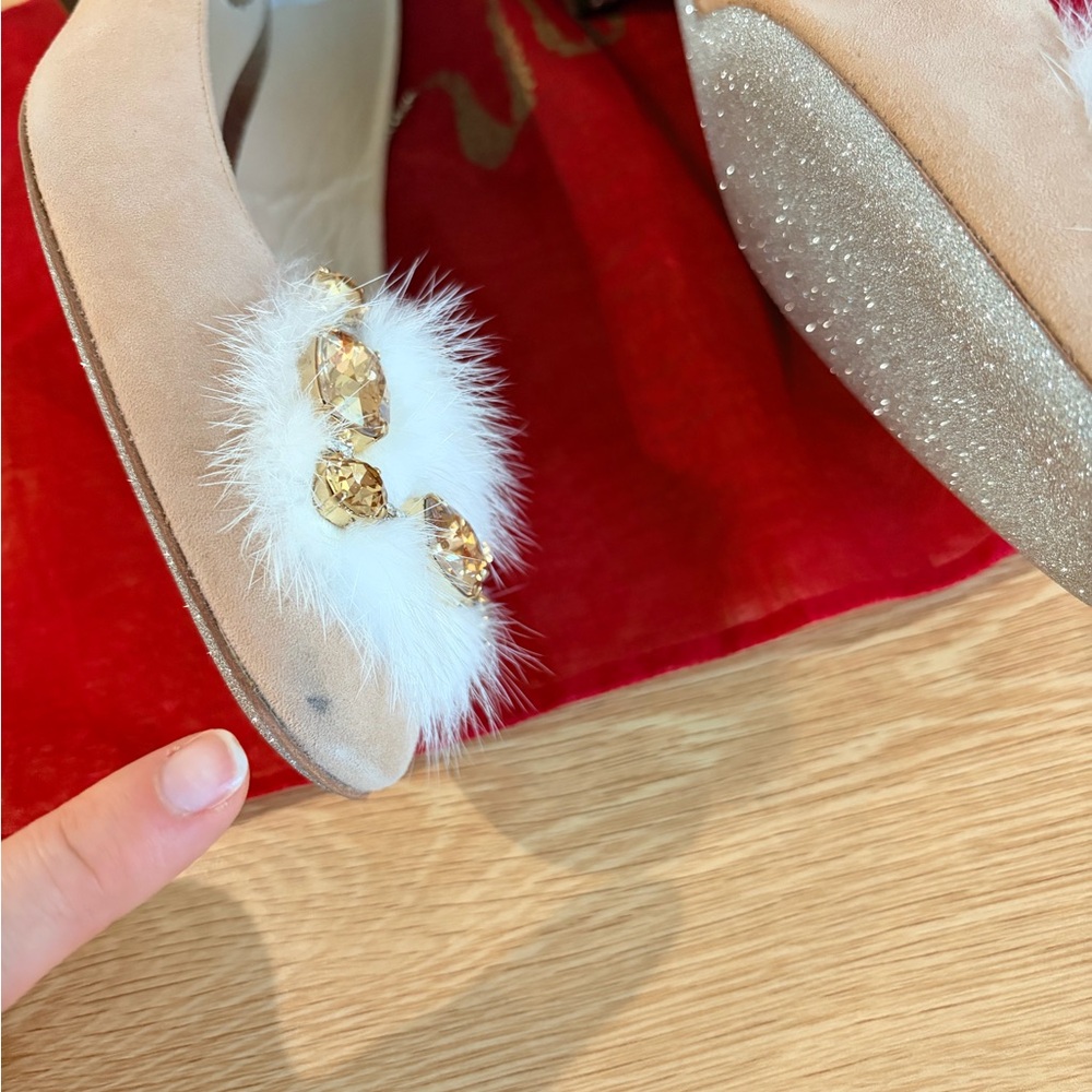 Rene Caovilla fur heels - Picture 4 of 6